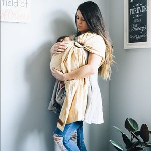 WildBird Single Linen Ring Sling- GOLDIE